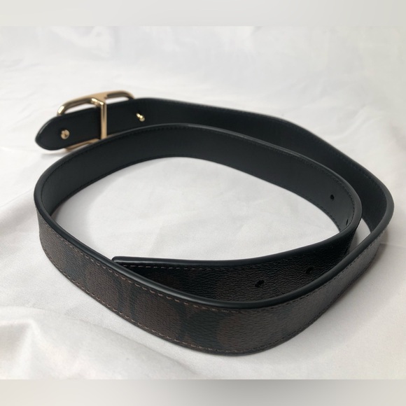 Coach New York Leather Belt— VERY NICE —33.5in Length - Picture 5 of 12